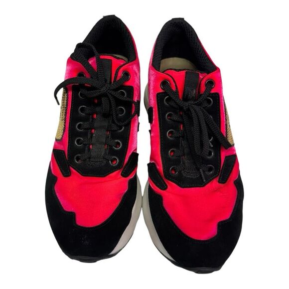 Rucoline Hot Pink with Gold Platform Sneaker Shoes Size EU‎ 38 (7.5) - Picture 11 of 11